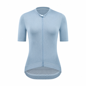 เสื้อจักรยานผู้หญิงรุ่นใหม่ประจำฤดูร้อนปี 2026 แห้งเร็ว ให้ความรู้สึกเหมือนไม่ได้ใส่ ซิปหน้า แขนสั้น ผลิตจากโพลีเอสเตอร์ผสมสแปนเด็กซ์ เหมาะสำหรับกีฬากลางแจ้งและฟิตเนส - Product Image 2