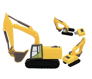 Pvc máy xúc <span class=keywords><strong>USB</strong></span> <span class=keywords><strong>Flash</strong></span> Drive với biểu tượng tùy chỉnh ngón tay cái Drive cho quảng cáo của công ty và quà tặng khuyến mãi Pen Drive - Product Image 1
