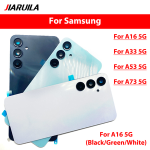 Cache arrière en verre pour téléphone portable <span class=keywords><strong>Samsung</strong></span> A16 A33 <span class=keywords><strong>A53</strong></span> A73 5G avec porte-batterie et lentille de caméra de remplacement - Product Image 6