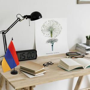 Wholesale New Trends Armenia <b>Flag</b> 14x21cm With Base for Office Table or Desk Decor - Product Image 6