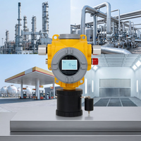 Détecteur de gaz H2S, CO, NO2, CO2 sans fil à télécommande infrarouge avec pompe fixe et filtre d'aspiration pour usine pétrochimique et d'épuration