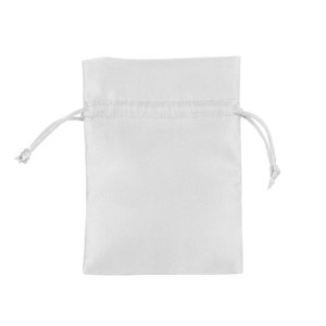 Sacchetto Organizzatore per Gioielli in Raso Bianco 90X120 MM - Product Image 1