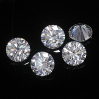 Pass Diamond Test Loose Vvs Moissanite Entrega rápida Iced Out Round Brilliant Cut Diamond para Diy Fine Jewelry