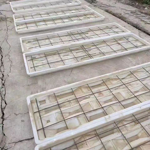 טרוסט שונים אבני גדר עובש בטון פלסטיק תרבות אבן קיר לוח תבניות גדר חיצונית חצר פנימית עובש - Product Image 2