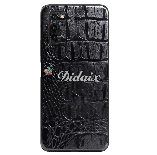 Didaix Free Sample A4 Sheets 3D Crocodile Skin PVC Leather Wrapping Mobile Phone Vinyl for Car Digital Phone Laptop Sticker