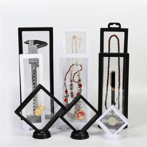 กล่องโชว์เครื่อง<span class=keywords><strong>ป</strong></span>ระดับแบบ<span class=keywords><strong>ลอย</strong></span> 3 มิติ ลดราคาพิเศษ <span class=keywords><strong>กรอบ</strong></span>พลาสติกใส PE สำหรับต่างหู เคลือบเงา ลายนูน - Product Image 1