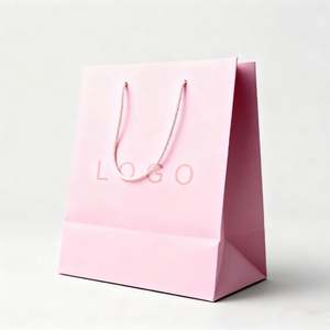Bolsas de Papel para Compras, Color Rosa, para Empacar Donas, Productos de Catering y Comida para Llevar, al por Mayor - Product Image 2