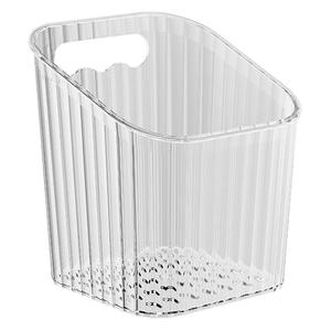 Cesta de Almacenamiento Rectangular de Plástico para Montar en la Pared, Instalación sin Perforaciones, Contenedor de Alimentos Multifuncional para Cocina - Product Image 5
