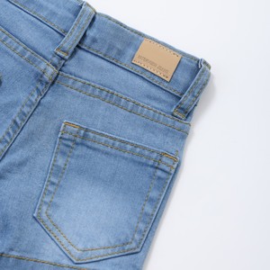 Pantalones Cortos Oxford de Verano para Niñas, Estilo Moderno Vintage, con Bolsillos Traseros con Cuentas, Tallas Grandes, Transpirables, de Secado Rápido, Estilo Moto - Product Image 6