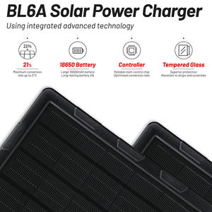 Neue Bl6a Pro Mono Glas Etfe Mini Panels Solares 5w für Jagd kamera CCTV Solar Ups mit Batterien 6V 9V 12V USB Typ C. - Product Image 2