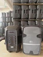 Altavoz Portátil para Fiestas CQA 2019, Económico, de 8 Pulgadas, con Dos Bocinas, para Promoción Navideña