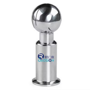 360 ° dönen paslanmaz çelik bağlantı elemanları manuel TC temiz top 50.5mm çap 316L su medya sprey temizleme topu - Product Image 1