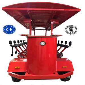 Bicicleta de Cerveza de Buena Calidad para Paseos Turísticos, Bicicleta de Pedales para Fiestas, Autobús Turístico Urbano, Bicicleta con Carrito, Fabricante de Bicicletas de Cerveza - Product Image 4