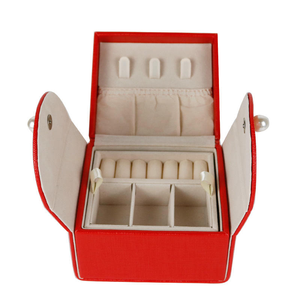 Jewelry storage <b>box</b>, multi-compartment jewellery case, portable jewelry organizer, small jewelry drawer <b>box</b>, <b>earring</b> necklace - Product Image 4