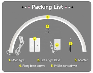 <span class=keywords><strong>Lampe</strong></span> à LED d'un demi-mois pour <span class=keywords><strong>ongles</strong></span>, fourniture d'<span class=keywords><strong>ongles</strong></span> OEM, <span class=keywords><strong>lampe</strong></span> annulaire de table en diamant, outils de manucure de salon, lumière d'appoint - Product Image 5