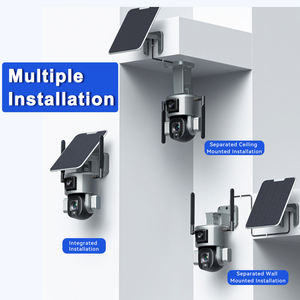 Cámara Solar <span class=keywords><strong>Duo</strong></span> WiFi 4G, Cámara 4K LTE 4G de Doble Lente, Cámara de Seguridad Giratoria con Energía Solar - Product Image 3