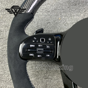 <span class=keywords><strong>Volant</strong></span> personnalisé en fibre de carbone avec lumière LED pour Mercedes Benz W176 W204 W212 W205 W207 <span class=keywords><strong>W208</strong></span> W463 CLS63 E63 AMG C200 C43 - Product Image 2