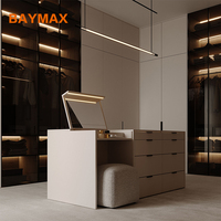 Dressing de luxe Systèmes de placard Vêtements Garde-robe avec lumières LED