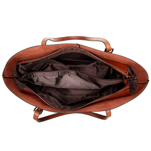 Custom Trendy Styles 2026 New Stye Women Designer Luxury Handbag Wax Pu Leather Tote <strong>Bag</strong> Wholesale - Product Image 3