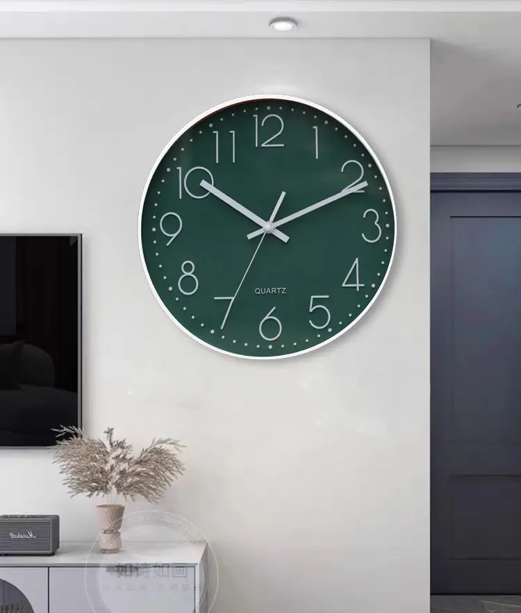 Moda moderna orologio da parete decorazione nordica rotonda orologio da parete decorazione per la casa
