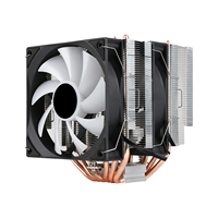 ESGAMING-Ventilateur de refroidissement à air pour processeur, 6 caloducs purs, 12cm, pour ordinateur PC