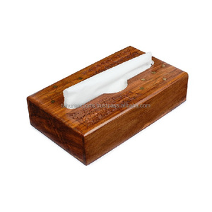 Servilletero de diseño elegante, nuevo diseño, forma personalizada, el mejor servilletero de madera, soporte para caja de pañuelos de estilo clásico hecho a mano - Product Image 4