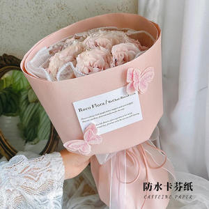 Bolsa <span class=keywords><strong>de</strong></span> Papel Impermeable Gruesa Kafen con Diseño <span class=keywords><strong>de</strong></span> Flores en Relieve, Material <span class=keywords><strong>de</strong></span> Embalaje Artístico Tridimensional con Recubrimiento <span class=keywords><strong>de</strong></span> PE - Product Image 5