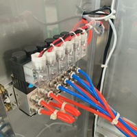 Machine de remplissage de liquides chimiques à 2 têtes, machine de remplissage de liquides avec vanne solénoïde et fonction de pesage