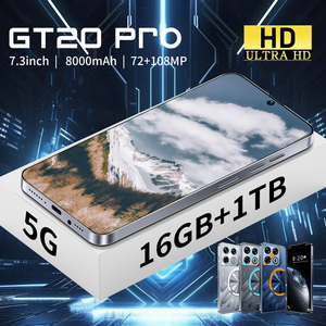 GT20 Pro 7,3 pulgadas HD <span class=keywords><strong>LED</strong></span> pantalla Android 13 Global 5G Smartphone 16GB + 1TB MEMORIA 256/512GB ROM 12GB <span class=keywords><strong>RAM</strong></span> Francés Gaming Mobile - Product Image 5