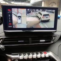 Interface CarPlay avec vue panoramique 360° pour Peugeot 2008, 308, 3008, 408, 4008, 508, 5008 - Interface caméra 360° pour voiture