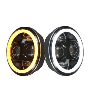 Buena calidad 40w led <span class=keywords><strong>luz</strong></span> <span class=keywords><strong>de</strong></span> conducción con alta baja y haz Ángel anillo 5,75 pulgadas ronda <span class=keywords><strong>faro</strong></span> - Product Image 5