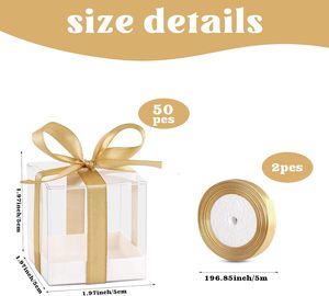Caja de Dulces Multifuncional Personalizable de Acrílico Transparente en Forma Cuadrada, Hecha con Materiales Reciclados, Estilo Moderno, en Oferta - Product Image 3