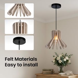 Pantalla Acústica Ovalada de Fieltro Impreso en 3D con Diseño de Piel de Puercoespín y Espejo Plateado - Product Image 5