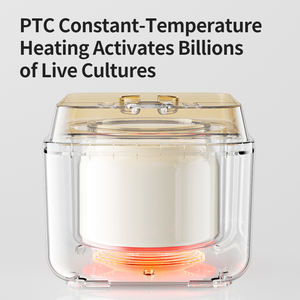 Trực quan lọ thủy tinh 8 thực đơn 1L + 4x150ml ly Natto sữa chua lên men tự động Hy Lạp sữa chua Maker Máy - Product Image 4