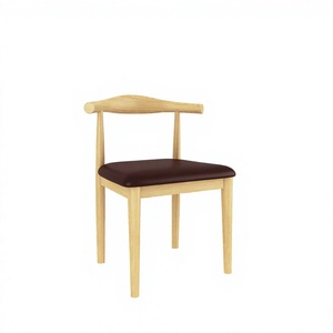 Table de salle à manger moderne en bois massif avec chaises - Prix usine - Mobilier commercial pour restaurants, clubs, fast-foods et bars - Product Image 5