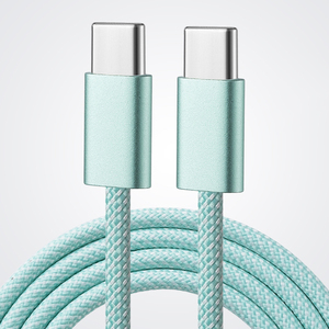 Bền USB-C Để USB-C Bện Nhanh Chóng Sạc Cáp Nylon & Hợp Kim Nhôm Loại C Cáp Cho Điện Thoại Máy Tính Bảng Máy Tính Xách Tay - Product Image 4