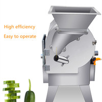 Multifunctionele commerciële fruit- en groentesnijder, -schaaf en -blokjes snijmachine