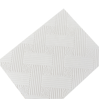 Plaque de plafond en gypse laminé PVC 9 mm Plafond en gypse recouvert de PVC Plaque de plafond en gypse laminé PVC 12 mm
