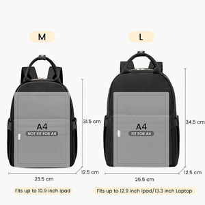 Sac à dos de luxe personnalisable pour femme, petit format, étanche, avec fermeture éclair, système de transport en résine et maille, poignée supérieure et bretelles, pour ordinateur <span class=keywords><strong>portable</strong></span> 14,9 pouces - Product Image 2