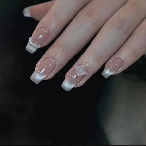 <span class=keywords><strong>Uñas</strong></span> Postizas Hechas a Mano Primavera <span class=keywords><strong>2023</strong></span>, Cortas, con Diseño <span class=keywords><strong>de</strong></span> Ojo <span class=keywords><strong>de</strong></span> Gato y Mariposa, Reutilizables, Removibles, Adhesivos para <span class=keywords><strong>Uñas</strong></span>, <span class=keywords><strong>Uñas</strong></span> Postizas Terminadas - Product Image 2