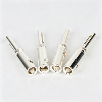 Connecteur audio premium plaqué or pour haut-parleur, fiche banane en cuivre 10A pour voiture et connexion de câbles
