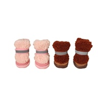Bottes de neige chaudes et épaisses doublées de polaire pour l'automne et l'hiver, en velours Teddy, imperméables, antidérapantes et résistantes au froid