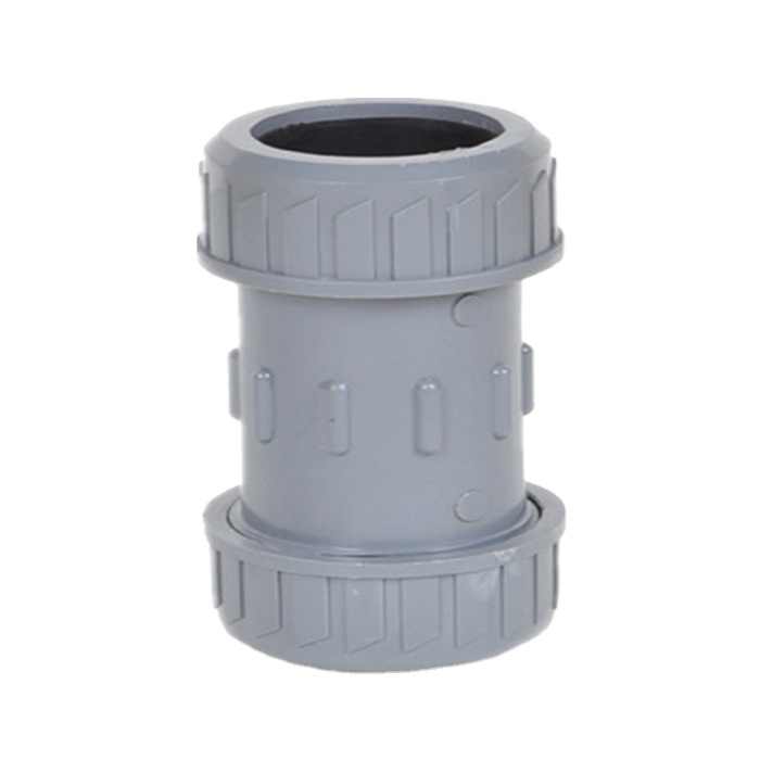 Plastic PVC UPVC Pipe Quick Compression Coupling For Water Supply