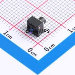 BX-TS-26-45455BSJ Tactile Switch Through hole-3P,4.5x4.5mm Switch Single Pole Single Throw Round Button 2.6N Through Hole - Product Image 2