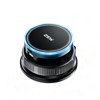 Support de chargeur de voiture sans fil universel 25W à charge rapide avec ventouse à vide 360° °   Support de téléphone magnétique réglable pour voiture avec chargeur
