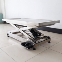Table d'opération électrique vétérinaire EUR VET en acier inoxydable 304 résistant à la corrosion pour la chirurgie vétérinaire