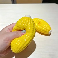 Jouet anti-stress Big Mouth Corn à rebond lent, boule artisanale, jouet moelleux et craquant, cadeau de fête, boîte mystère, vente en gros