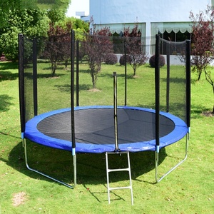 Trampolino Pieghevole con Rete di Sicurezza a <span class=keywords><strong>Prezzo</strong></span> di Fabbrica, Grande Trampolino per Bambini con Doppia Protezione, Letto Elastico per Parco Divertimenti - Product Image 1