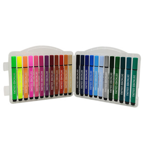 Rotulador de Acuarela con Punta de Fibra Triangular de Plástico, Marcador de Graffiti Personalizado para Niños - Product Image 2