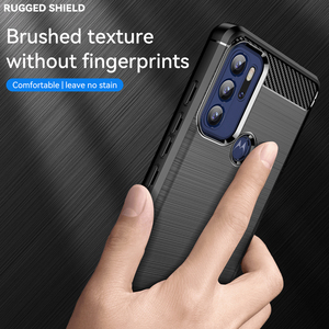 Funda de teléfono suave de silicona Tpu a prueba de golpes, accesorios para teléfono móvil superventas, funda trasera de fibra de carbono para <span class=keywords><strong>Motorola</strong></span> G60S - Product Image 5